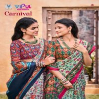 VIPUL FASHION CARNIVAL SOFT SILK INDIAN SAREE EXPORTS