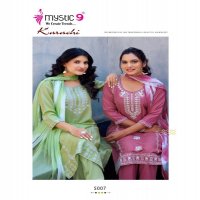 KARACHI VOL 5 BY MYSTIC 9 READYMADE SHOP TRENDY RAYON SUIT FOR LADIES
