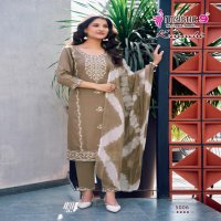 KARACHI VOL 5 BY MYSTIC 9 READYMADE SHOP TRENDY RAYON SUIT FOR LADIES