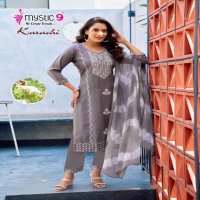 KARACHI VOL 5 BY MYSTIC 9 READYMADE SHOP TRENDY RAYON SUIT FOR LADIES