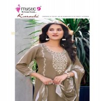 KARACHI VOL 5 BY MYSTIC 9 READYMADE SHOP TRENDY RAYON SUIT FOR LADIES