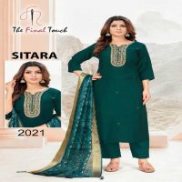 The Final Touch Sitara Wholesale Vetican With Embroidery Readymade Suits Combo