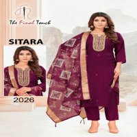 The Final Touch Sitara Wholesale Vetican With Embroidery Readymade Suits Combo