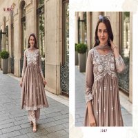 VAMIKA LAKHNAVI VOL 8  READYMADE DESIGNER PLAZO STYLE SALWAR KAMEEZ