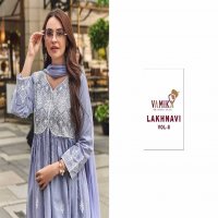 VAMIKA LAKHNAVI VOL 8  READYMADE DESIGNER PLAZO STYLE SALWAR KAMEEZ