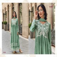 VAMIKA LAKHNAVI VOL 8  READYMADE DESIGNER PLAZO STYLE SALWAR KAMEEZ