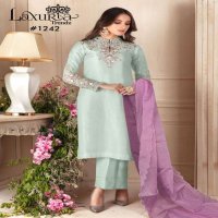 LAXURIA 1242 GEORGETTE PAKISTANI DESIGNER READYMADE SALWAR KAMEEZ