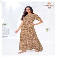 SURYAJYOTI PEARL VOL 1 READYMADE DAILY WEAR COTTON NIGHTY GOWN