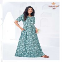 SURYAJYOTI PEARL VOL 1 READYMADE DAILY WEAR COTTON NIGHTY GOWN