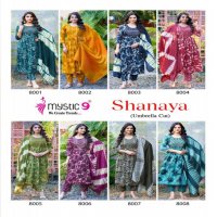 MYSTIC9 SHANAYA VOL 8 RAYON PRINT FULLY STITCH SHOP TRENDY 3PCS DRESS