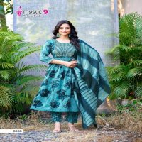 MYSTIC9 SHANAYA VOL 8 RAYON PRINT FULLY STITCH SHOP TRENDY 3PCS DRESS