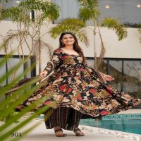 Lucaya Clora Vol-9 Wholesale Anarkali Top With Pant And Dupatta