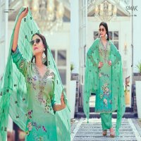 Glossy Simar Nazam Vol-2 Wholesale Pure Muslin With Embroidery Work Suits