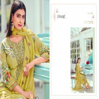 Glossy Simar Nazam Vol-2 Wholesale Pure Muslin With Embroidery Work Suits