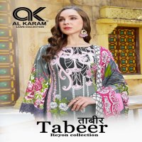 AL KARAM TABEER VOL-1 WHOLESALE HEAVY REYON PAKISTANI DRESS MATERIAL