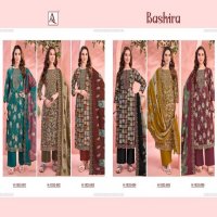 ALOK BASHIRA CAMBRIC COTTON FASHIONABLE PAKISTANI 3PCS DRESS