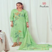ZAREEN BY SUDRITI POPULAR DESIGN COTTON LAWN UNSTITCH 3PCS DRESS