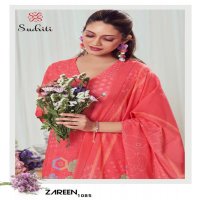 ZAREEN BY SUDRITI POPULAR DESIGN COTTON LAWN UNSTITCH 3PCS DRESS