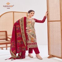 KUSUM VOL 1 BY SURYAJYOTI ROMAN CHECKS STYLISH SUIT FOR LADIES