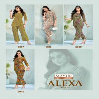 MAYUR CREATION ALEXA VOL 5 READYMADE FASHIONABLE COTTON CORD-SET ONLINE