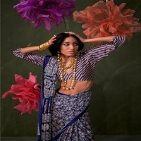 KASTOOR BY RAJTEX 413001-413009 SATIN CRAPE NEW DESIGN SAREE 2025