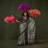 KASTOOR BY RAJTEX 413001-413009 SATIN CRAPE NEW DESIGN SAREE 2025