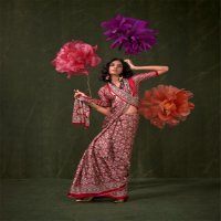 KASTOOR BY RAJTEX 413001-413009 SATIN CRAPE NEW DESIGN SAREE 2025