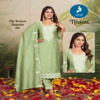Kaya Niomi Wholesale 3 Piece Concept With Straight Cut Readymade Suits