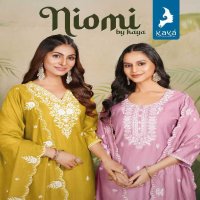 Kaya Niomi Wholesale 3 Piece Concept With Straight Cut Readymade Suits