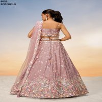 PF LAUNCHING SERIES 6025 COLORS WHOLESALE HEAVY DESIGNER LEHENGHAS