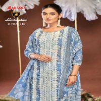 BIPSON LAMBORGHINI D.NO 3245 WHOLESALE PURE COTTON PRINT WITH SCHIFFLI WORK DRESS MATERIAL