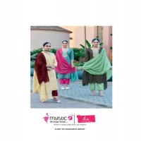 ADITI VOL 1 BY MYSTIC 9 ROMAN SILK READYMADE EXCLUSIVE 3PCS DRESS