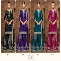Twisha By Dani Creations Aanaya Vol-223 Wholesale Chinon Silk Designer Suits