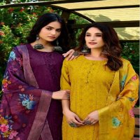 SBS By Subhash Vasudha Wholesale Premium Silk Readymade 3 Piece Suits