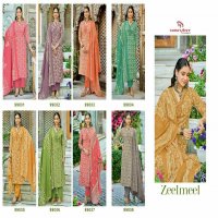 Nishant Zeelmeel Wholesale Pure Lawn With Embroidery Work Dress Material