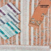 BIPSON LAMBORGHINI D.NO 3246 WHOLESALE PURE COTTON PRINT WITH SCHIFFLI WORK DRESS MATERIAL