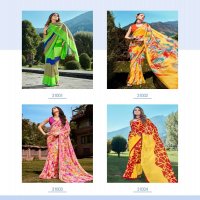 SANSKAR TEX PRINT ISHITA WHOLESALE PRINTED INDIAN SAREES