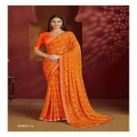 SIMAYAA VOL 32 BY RUCHI CHIFFON FASHIONABLE SAREE WHOLESALER