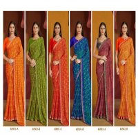 SIMAYAA VOL 32 BY RUCHI CHIFFON FASHIONABLE SAREE WHOLESALER