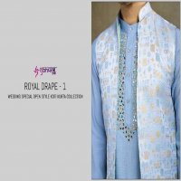 Shubhvastra Royal Drape Vol-1 Wholesale Exclusive Festival Mens Wear Koti Style with Kurta Collection