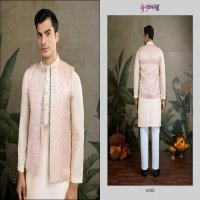 Shubhvastra Royal Drape Vol-1 Wholesale Exclusive Festival Mens Wear Koti Style with Kurta Collection