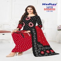 MADHAV SUPER BANDHANI VOL-1 WHOLESALE HEAVY COTTON PRINTED DRESS MATERIAL