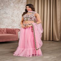 JIVORA LUKE FASHION FAIRY DESIGNER COLLECTION READYMADE WEDDING WEAR CROP TOP WITH SKIRT DUPATTA SHRUG SET