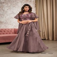 JIVORA LUKE FASHION FAIRY DESIGNER COLLECTION READYMADE WEDDING WEAR CROP TOP WITH SKIRT DUPATTA SHRUG SET
