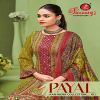 GANESHJI PAYAL VOL-1 WHOLESALE KARACHI STYLE DRESS MATERIAL
