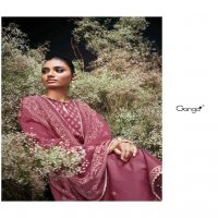 GANGA LAUNCHING ENZI WHOLESALE PREMIUM COTTON PRINTED WITH EMBROIDERY DRESS