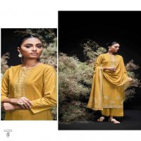 GANGA LAUNCHING ENZI WHOLESALE PREMIUM COTTON PRINTED WITH EMBROIDERY DRESS