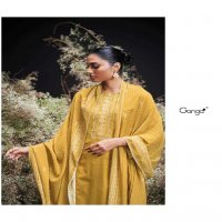 GANGA LAUNCHING ENZI WHOLESALE PREMIUM COTTON PRINTED WITH EMBROIDERY DRESS
