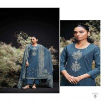 GANGA LAUNCHING ENZI WHOLESALE PREMIUM COTTON PRINTED WITH EMBROIDERY DRESS