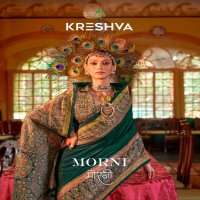 KRESHVA MORNI SILK 806-811 SERIES TRADITIONAL SAREES PERFECT FOR FESTIVALS